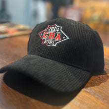 Load image into Gallery viewer, SALE: 2024 CBA Bowl Black Corduroy Hat
